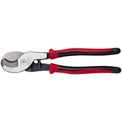 New klein tools hi-leverage journeyman cablecutter - red/blackhandle for sale