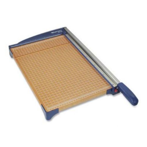 NEW Westcott Guillotine Paper Trimmer With Wood Base  12&#034;