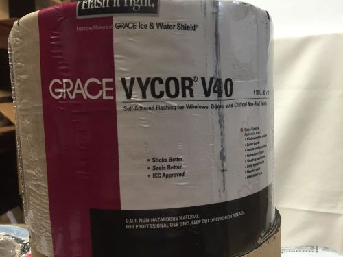 Grace Vycor V40  Ice &amp; Water Shield for Windows &amp; Doors  1~roll 6&#034; X 50&#039;