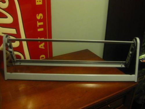 Steel frame blade paper roll cutter 24&#034; wrapping store butcher kraft springs for sale