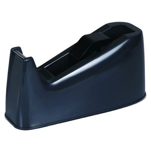 Black Sticky Tape Dispenser 25mm/75mm Holder Bench/Desk/Home/Office/Packing