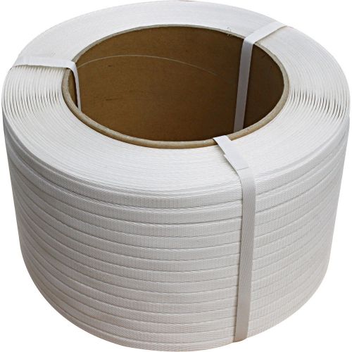 Ironton 1/2In. Poly Strapping - 4,500Ft. Roll, 8In. x 8In. Core