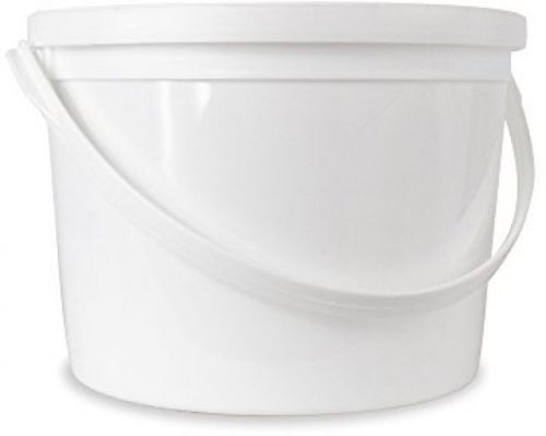 Food grade 1/2 (0.5) gallon bucket - 12 pack with lids for sale