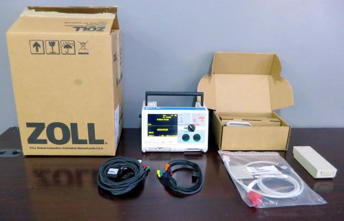 Zoll m series refurbished biphasic 12 lead ecg pacing analyze als hard paddles for sale