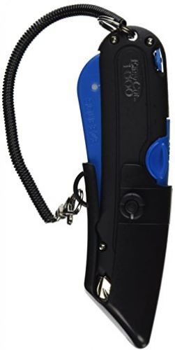 Garvey 091524 Safety Cutter With Holster, Black/Blue