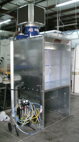 4&#039; WIDE x 7&#039; TALL SPRAY BOOTH BENCH EXPLOSION PROOF TYPE/CARBON RECYCLE