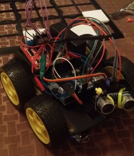 Arduino Intelligent Obstacle Avoiding/Scanning Bot 4WD