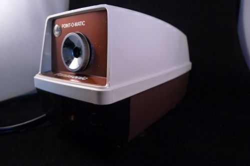 PANASONIC Electric PENCIL SHARPENER Point O Matic KP-33N w/ LIGHT Made in Japan