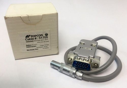 Topcon Cable 51705 for DM-C Series, DM-S1, DM-A1, GTS-2, GTS-10D