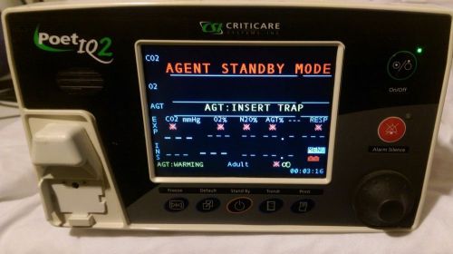 CRITICARE POET IQ2 8500Q Anesthesia Monitor