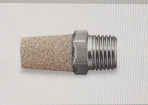 Exhaust muffler, npt 1/8&#034;, hex 7/16&#034;, length 1-1/8&#034; for sale