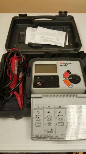 Megger MIT310-EN Insulation Tester, 1000 Megaohms Resistance, 250V, 500V, 1000V