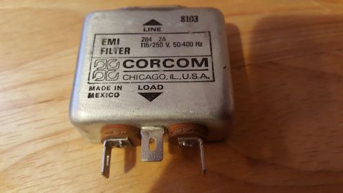 Corcom EMI Filter   2B4  2A,  115/250 volts.