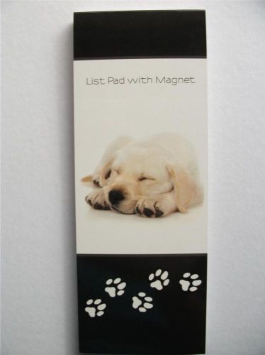 Magnetic To Do List Note Pad Paper Shopping List Puppy Love Design Note Pad