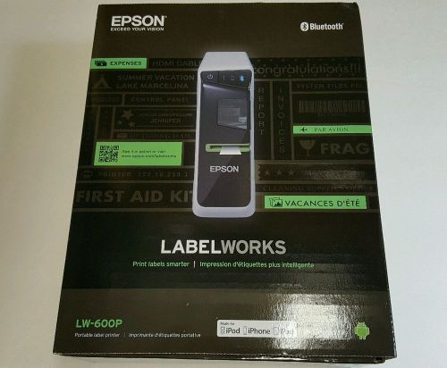 Epson Portable Label Printer Bluetooth Connectivity iOS Android Phone lw-600 use