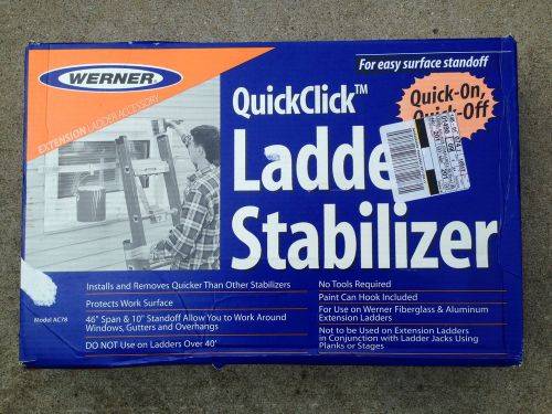 Werner ac78 quick-click ladder stabilizer for sale