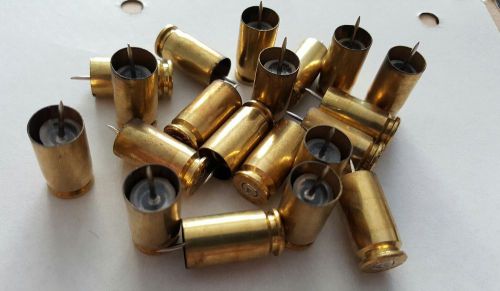 Bullet case push pins