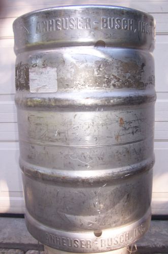 Anheuser Busch Bar Tavern Advertising Barrel Draft Budweiser Bud Beer Steel Keg