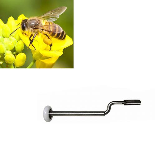 Silver Beekeeper Beekeeping Honey Bees Queen Royal Jelly Cell Cups Cleaning Tool