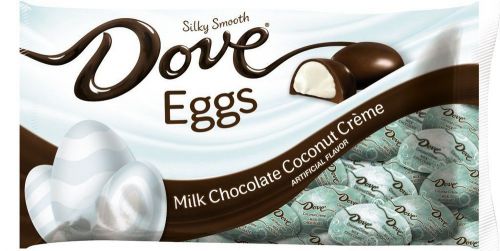 2 dove coconut creme milk chocolate eggs 7.94oz limited seasonal candy bb11/2016 for sale