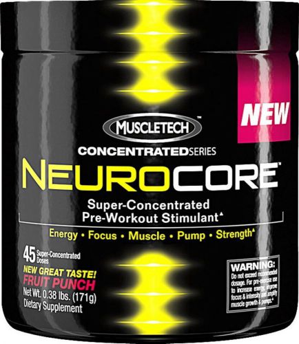 Muscletech Neurocore 45 Servings Pre Workout Free Shipping SALE Fruit Punch