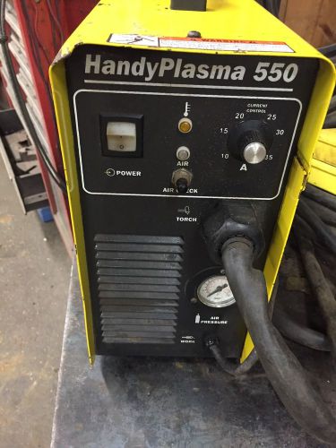 Esab Handy Plasma 550 Plasma Cutter With 2 Loaded Spare Parts Kit