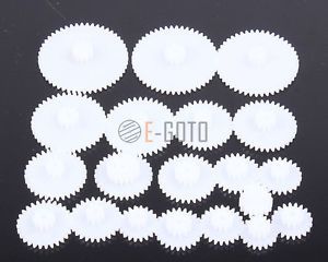 19Kinds Kits Double Layer Plastic Gears For Robot Parts DIY Necessary Model Toy