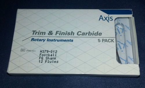 Axis Trim &amp; Finish Carbide Rotary Instruments, H379-012