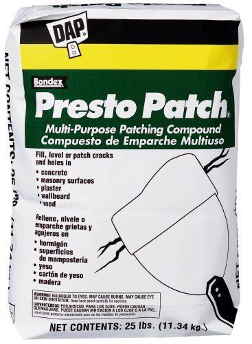 Dap 58552 presto patch multi purpose patching compound 25-pound for sale