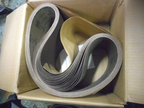 Case of 20, 3M 241 D abrasive cloth belts P80 (Drum PS3L) 152 X 1219mm 6 X 48in