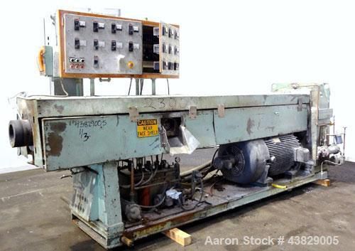 Used- nrm 6&#034; single screw extruder. approximate 24 to 1 l/d ratio. electrically for sale