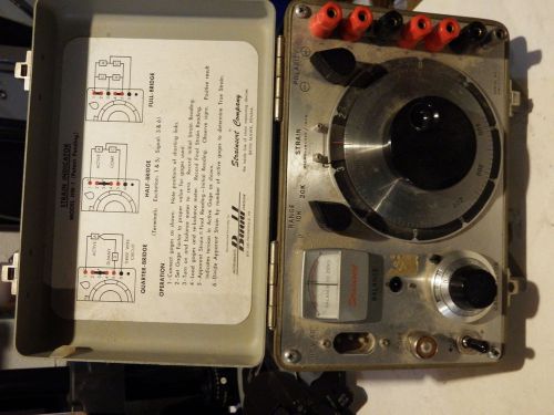 Vintage Portable Budd Strain Indicator Electrical Test Equipment Gage Model HW-1