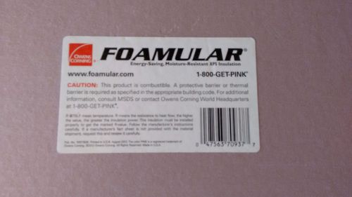 Foamular for insulation