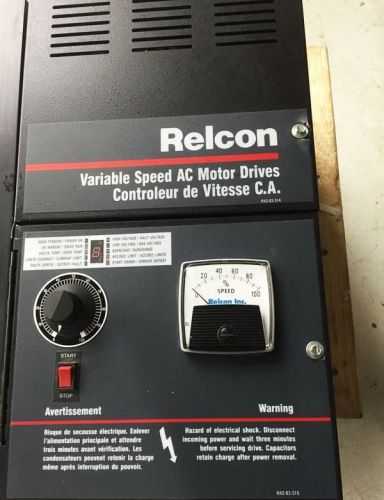 Relcon variable speed ac motor drive- pwm1000-l- new c/w manual for sale
