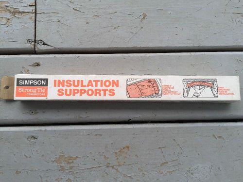 Simpson Strong Tie 16&#034; Insulation Supports 100 Pieces #IS16-R100