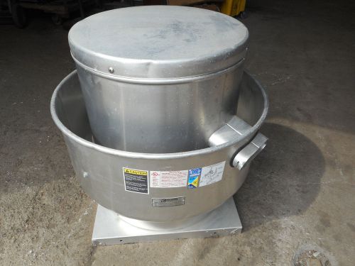Commercial exhaust fan for a hood, 1 h.p., 1740 rpm for sale
