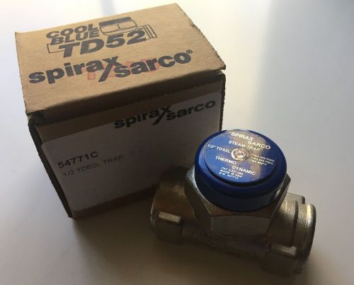 Spirax Sarco TD52L 1/2&#034; Steam Trap Thermo Dynamic New in Box 54771C 600PSIG NIB