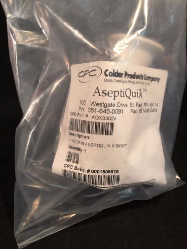 Colder Products CPC Part # AQX33024 1-1/2&#034; SANI AseptiQuik X Body
