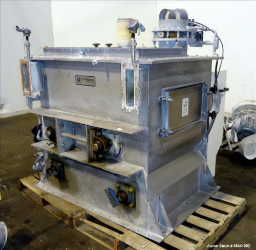 Used- dynamic air forberg twin shaft fluidizer, 12.36 cubic feet, model b-350xe, for sale