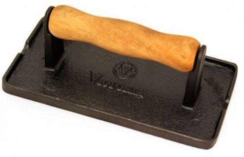 Victoria Bacon Press And Meat Weight, Heavyduty Cast Iron With Wood Handle,