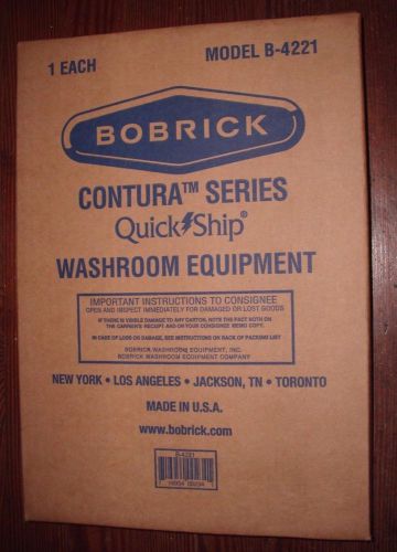 Case of 6 Bobrick B-4221 Stainless Steel Toilet Seat Cover Dispenser Satin