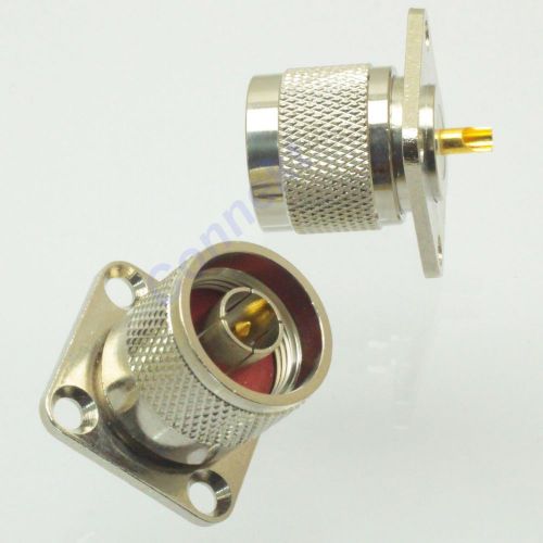 1pce N male plug 18.2mm flange deck mount solder cup RF connector