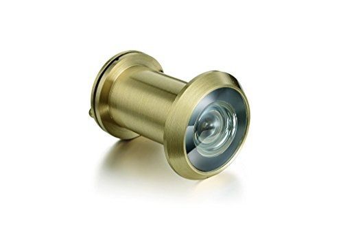 Togu TG3522YG-SC Brass UL Listed 220-degree Door Viewer with Heavy Duty Privacy