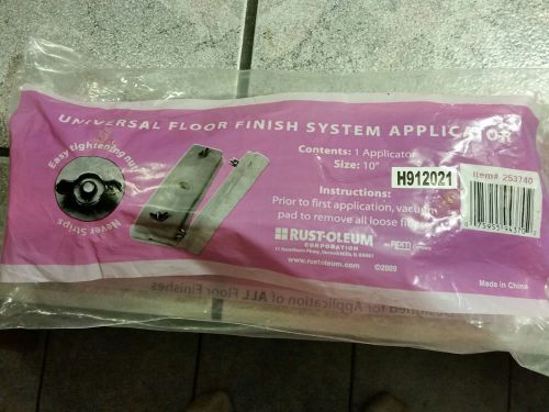 6/10&#034; Floor Finishing Applicator/NEW Parks Pro Finisher by Rust-Oleum-water/oil