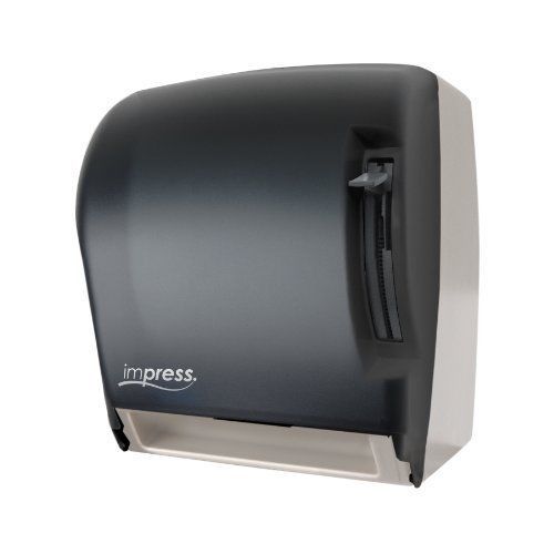 Palmer Fixture TD0220-01 Impress Lever Roll Towel Dispenser, Dark Translucent