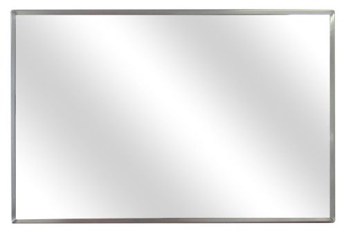 #1 Rated 18&#034; x 24&#034; Glass Mirror/Polished Stainless Steel Frame/ Made in the USA