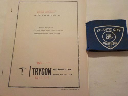 TRYGON PHR40-5B SILICON MODULE SERIES INSTRUCTION MANUAL