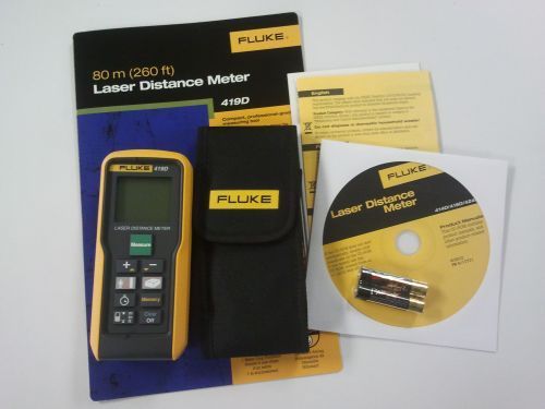 Fluke 419D Laser Distance Meter- 260&#039; Range