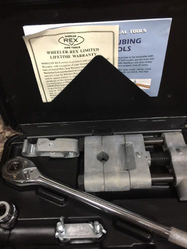 Used 1 time on demo wheeler-rex 85 copper pipe shut off tool,3/4-1 in cap for sale