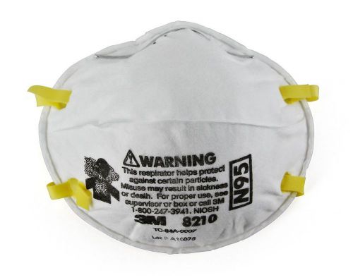 3M N95, Particulate Respirator Dust Mask, Box of 20, # 8210